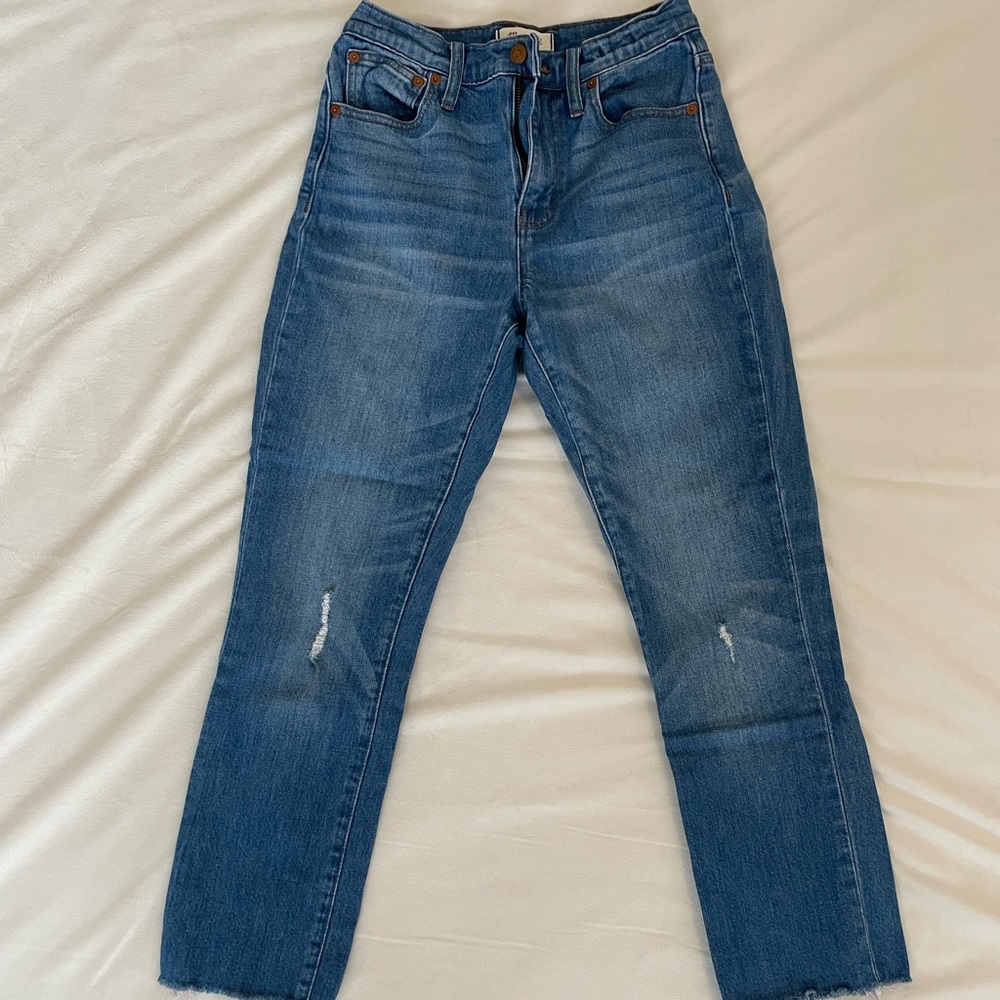 Madewell High-Rise Slim Crop Boyjean